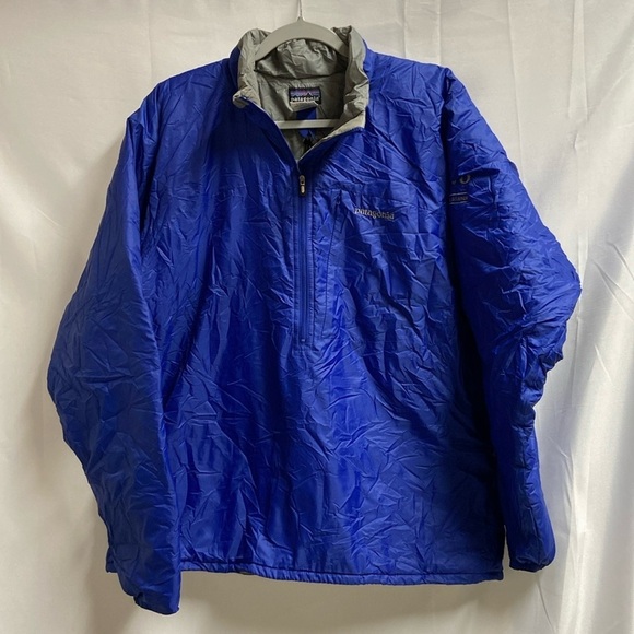 Patagonia Packable Micro Puff Half Zip Jacket Pullover Blue 83980F4 Medium - Picture 1 of 7